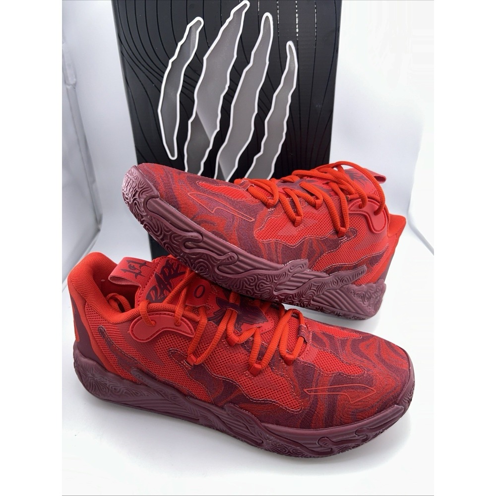 Puma Melo MB.03 Lo Team Puma Team Regal Red - For All Time Men's Size 10.5